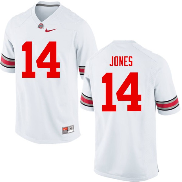 Ohio State Buckeyes #14 Keandre Jones Men Stitch Jersey White OSU10350